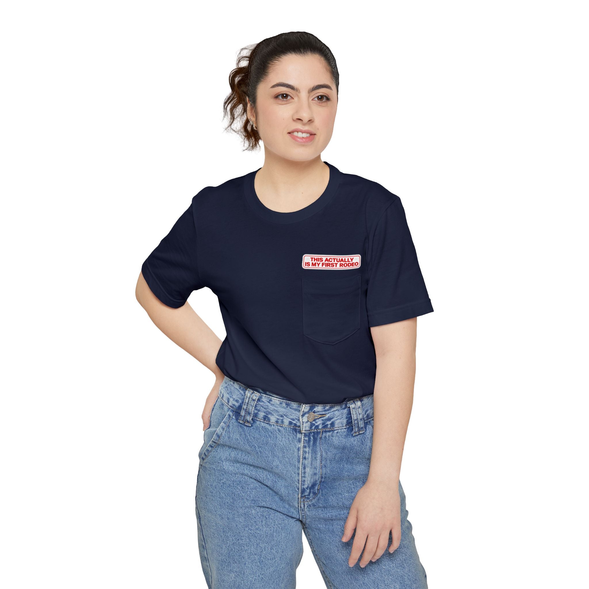 Pocket T-Shirt - "This Actually Is My Resting Bench"
