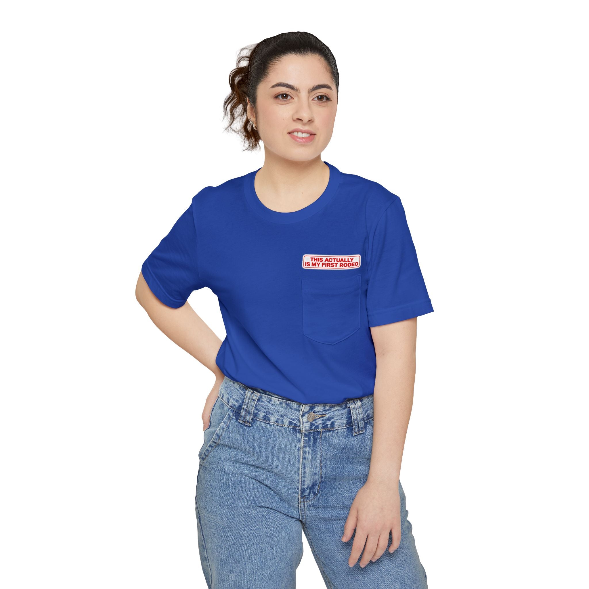 Pocket T-Shirt - "This Actually Is My Resting Bench"