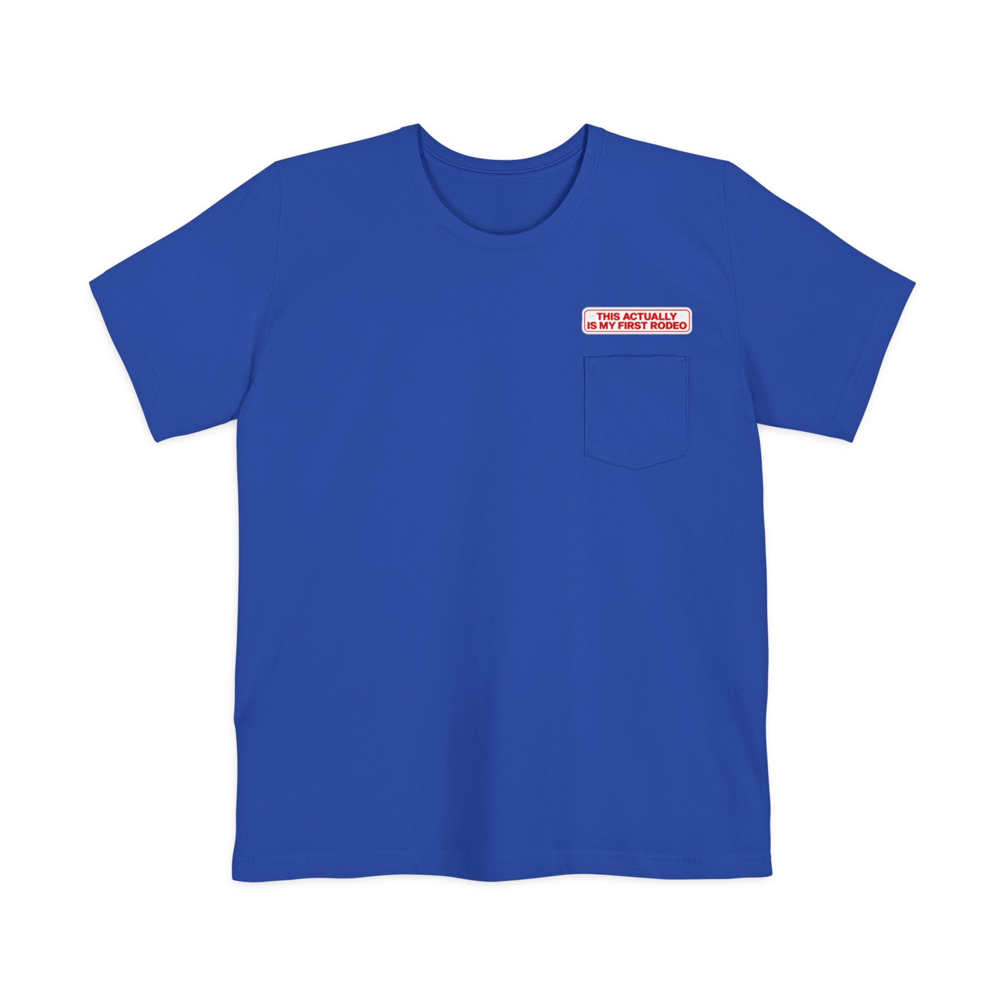 Pocket T-Shirt - "This Actually Is My Resting Bench"