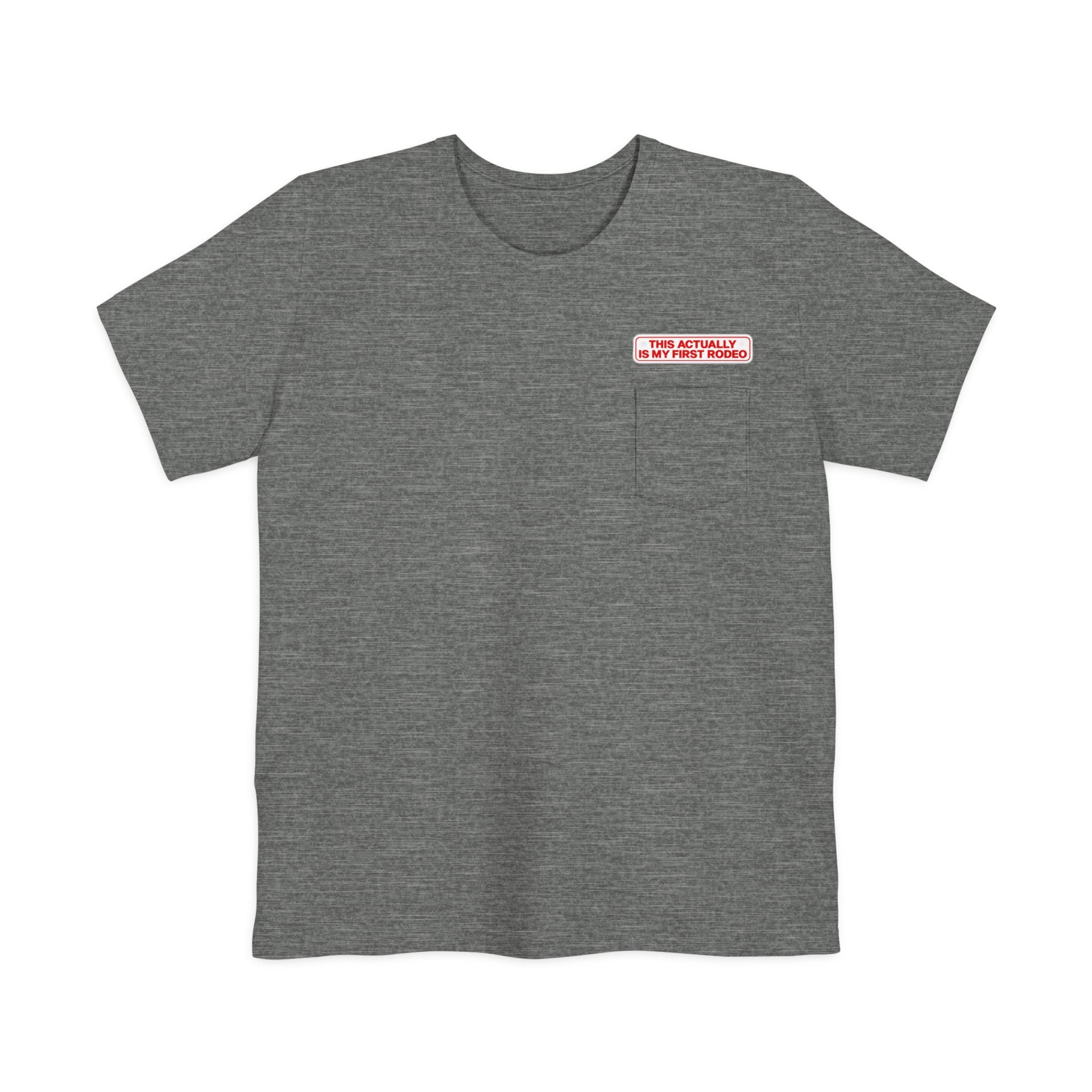 Pocket T-Shirt - "This Actually Is My Resting Bench"