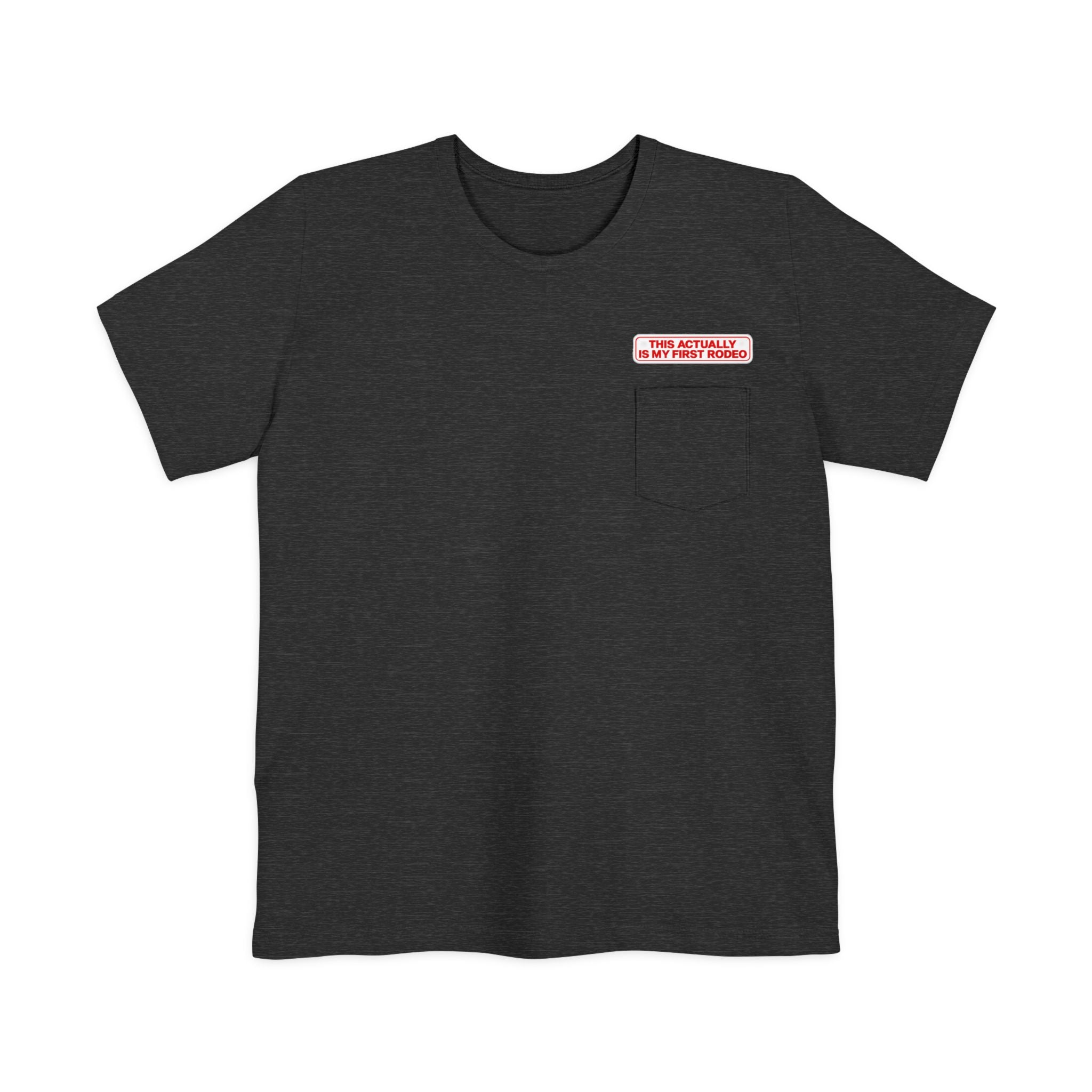 Pocket T-Shirt - "This Actually Is My Resting Bench"